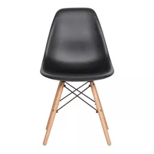 Cadeira De Jantar Garden Life Eames, Estrutura De Cor Preto, 1 Unidade