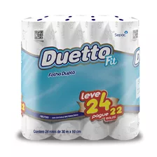 Ph Folha Dupla Duetto Fit 4 X 24 C/96 Rolos De 30m L24p22