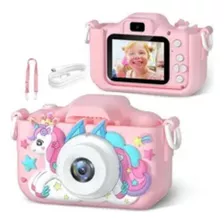 Câmera Infantil Digital C/capa, Selfie, Cartão De Memória 32