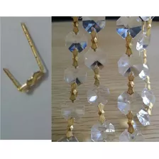 3350 Moños D Metal Oro P/ Tiras De Piedras D Cristal Octagon