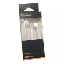 Fone De Ouvido Branco Intra Auricular Da Marca Pulse Ph333