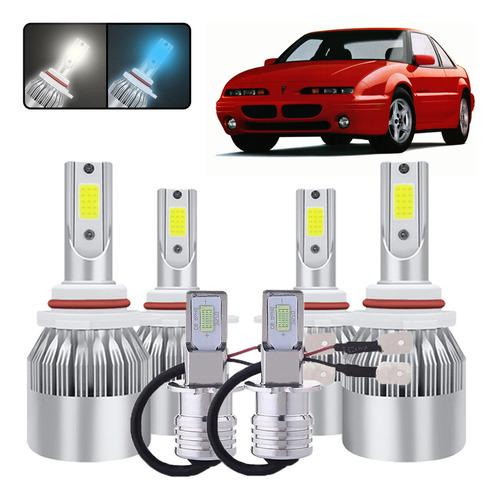 Kit De Focos Led 9005 9006 Para Pontiac Grand Prix 2004-2008 Pontiac 6000 Wagon