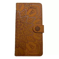 Carcasa Cuero Para Samsung A03 Mandala Colores