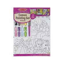 Melissa & Doug Lienzo Pintura Conjunto De Princesa - 3 Lienz