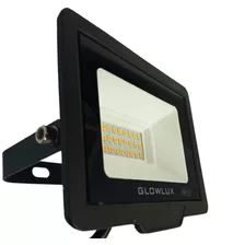 Proyector Reflector Eco Led 20w Luz Fría - Glowlux - Color De La Carcasa Negro Color De La Luz Blanco Frío