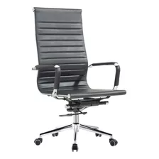 Silla De Oficina Eames Ea119 Cuerina Negra