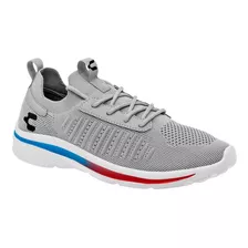 Charly Tenis Deportivo Para Hombre Gris Azul, 109877-1