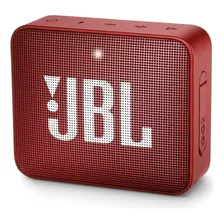 Parlante Jbl Go 2 Portátil Con Bluetooth Waterproof Ruby Red