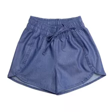 Shorts Jeans Leve Infantil Juvenil Roupa De Criança