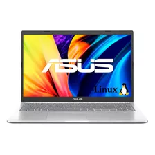 Notebook Asus Vivobook 15 Core I3 4gb 256ssd Linux Prata Cor Prateado