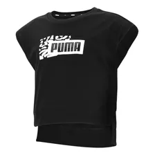 Remera Puma Alpha Style En Negro | Stock Center