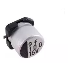 Capacitor Eletrolítico Smd 100uf 16v Emb. 10 Pçs.