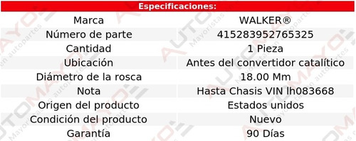 Sensor De Oxgeno Antes Cc Range R Evoque 2.0l 4 Cil 18-20 Foto 6