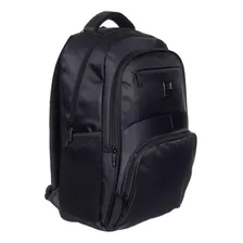 Mochila Business Unicross 18.5 Lsyd Color Negro Diseño De La Tela Liso