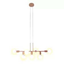 Lustre Luminária Pendente Moderno New Jabuticaba Rose 110v/220v