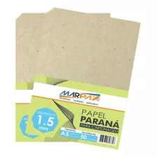 Papel Paraná Para Cartonagem Marpax 1,5mm A5 148x210mm 50un