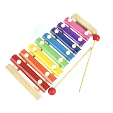 Xilofone Infantil Com 8 Tons Musical 00971 Shiny Toys Cor Colorido