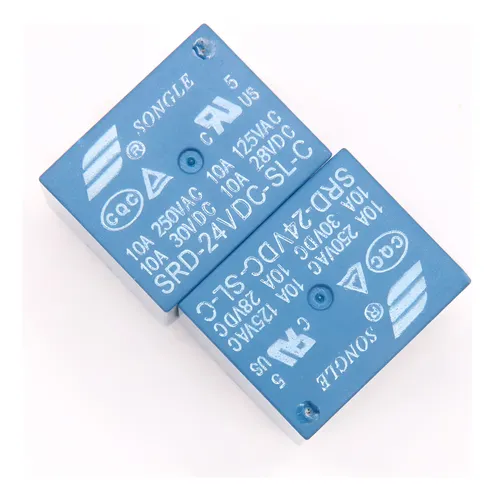 Rele Relay 24v Dc Simple Inversor 10a 220v X 5 Unidades