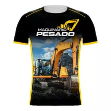 Camisa Operador Máquina Pesada Escavadeira Hidraulica