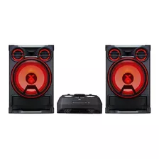 Minicomponente LG Xboom Ck99 Negro Y Rojo Con Bluetooth 5000w De Potencia - 110v/220v