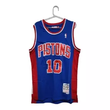 Camisa Nba Retro Detroit Pistons #1 Rodman - Envio 24h