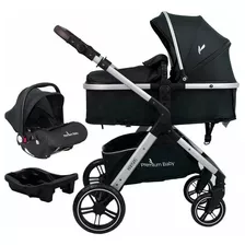 Coche Kansas Travel System Premium Baby Negro Con Base