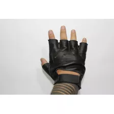 Guantes De Hombre Sin Dedos En Cuero Fabricuero