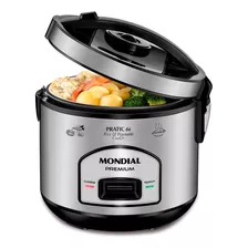 Panela De Arroz Elétrica Mondial Inox Pratic 10i 127v