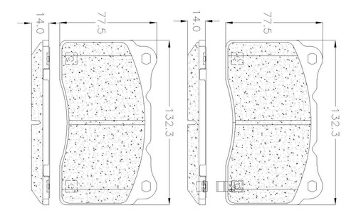 Balata Delantera Grc Prime Volvo V70 2004-2007 Foto 2