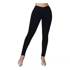 Jeans Mujer Pantalón Colombiano Mezclilla Strech Push Up P65