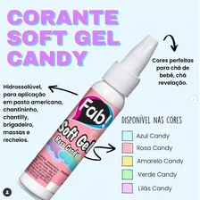 Corante Alimentício Soft Gel 25g Confeitaria Amarelo Candy