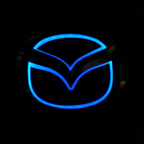 5d Llev La Luz Del Logotipo Del Coche Para Mazda 12.5*9.8cm Foto 8