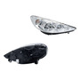 Par De Faros Peugeot 207 2008-2009-2010-2011 Fondo Cromado