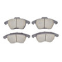 Set-4 Balatas Traseras Volkswagen Passat 2.5l L5 2014 Brembo