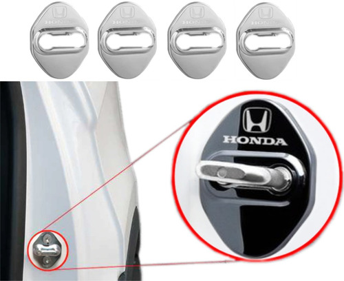 Moldura Hebilla Puertas Honda Civic City Accord Fit Insight Foto 5