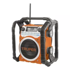 Parlante Radio Bluetooth 24 W Truper Con Barras Protectoras