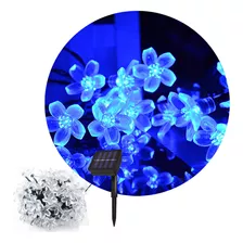 Guirnalda Led Luces Decoracion Interior Exterior Flor 6,5 Mts Alitrade Color Azul