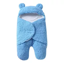 Cobertor Enroladinho Bebê Saco De Dormir Ursinho Swaddle 