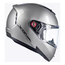 Capacete Moto Peels Icon Classic Sem Óculos Interno Cor Grafite Brilho Tamanho Do Capacete 58