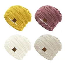 Gorros Sombreros Y Boinas Tejido Amarillo Talla Única