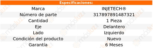 (1) Sensor Abs Del Izq Carrera Gt V10 5.7l 04/05 Injetech Foto 2