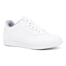 Zapatilla De Cuero Escolar Pariss Ja24-cg835 Blanco 