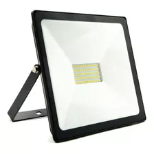 Refletor Led Compacto 50w Smd 6500k Ecoforce Bivolt Cor Da Carcaça Preto