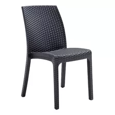 Silla Para Jardin Simil Rattan S/posa Brazo. Myshopuruguay!!