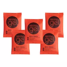 Kit 5 Bolsas Térmica Gel Termogel Gelo Reutilizável 650 Ml