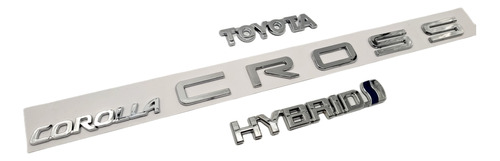 Toyota Corolla Cross Emblemas Foto 2