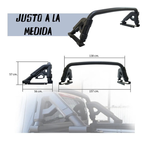 Roll Bar Ford Ranger 2016 A 2023 Gr Go Rhino Off Road T1 4x4 Foto 4