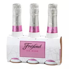 Espumante Freixenet Ice Rose Pack Escuche X3 Botellas X200cc