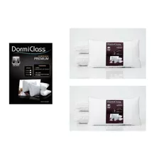 Almohada Dormiclass King 90x50 Doble Vivo Vellon Siliconado