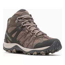 Bota Outdoors Accentor 3 Mid Wp Merrell De Mujer Beige